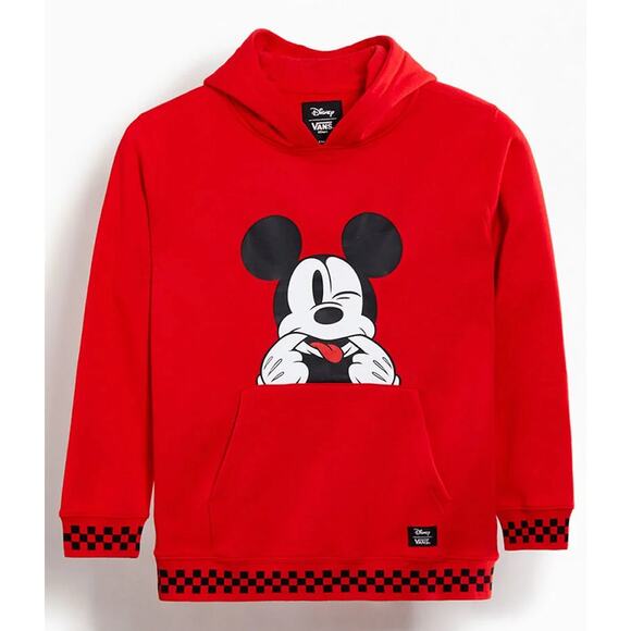 Vans Disney Mickey Mouse Hoodie Jacket Sweatershirt Kids Size XL Brand NEW - Picture 1 of 7